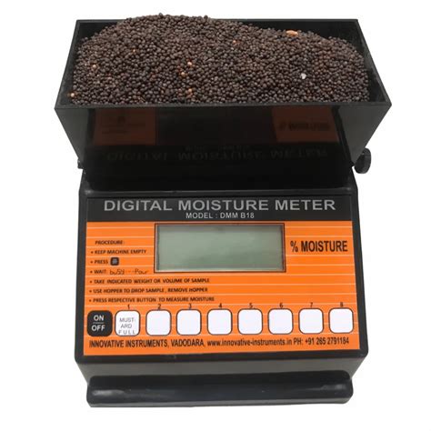 mustard seed digital moisture meter